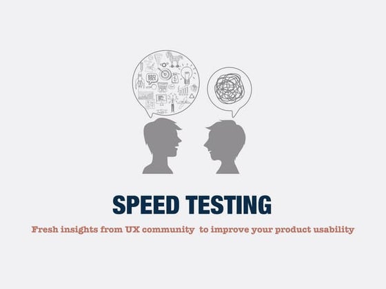 speed-testing advice @UXCoop Paris