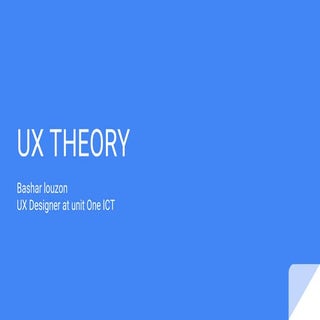 UX Theory