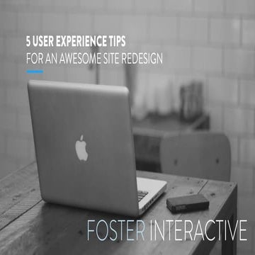 5 User Experience Tips for a Successful Site Redesign
