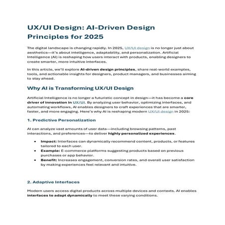 UXUI Design AI-Driven Design Principles for 2025.pdf