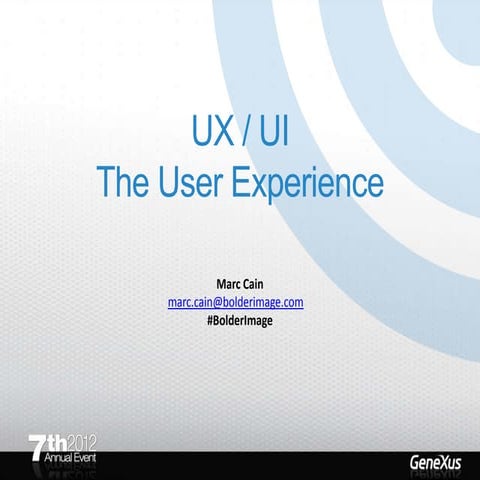 Ux ui presentation2 | PPT
