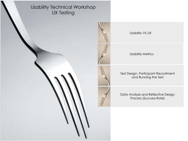 UX and Usability Workshop Southampton Solent University 