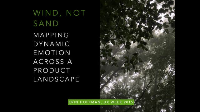 Wind, Not Sand: Mapping Dynamic Emo...