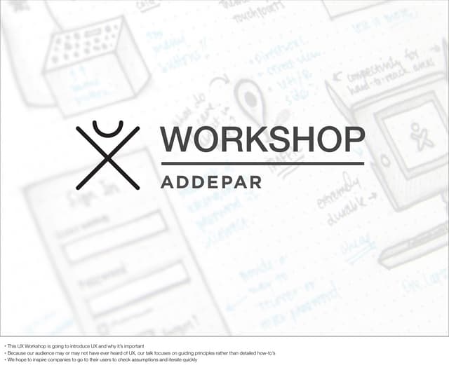 UX Workshop
