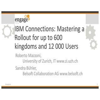 IBM Connections: Mastering a Rollou...
