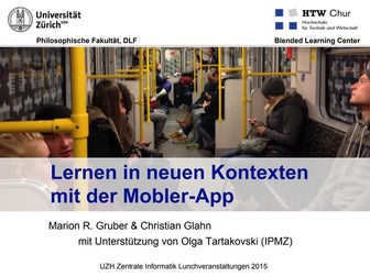 Lernen in neuen Kontexten mit der Mobler-App