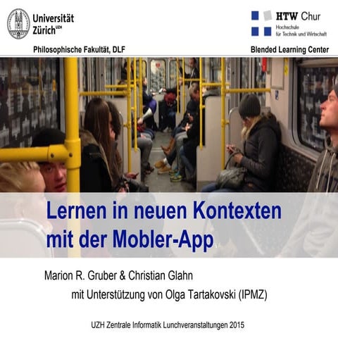 Lernen in neuen Kontexten mit der Mobler-App