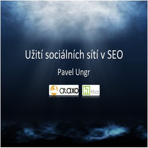 Užití sociálních sítí v SEO