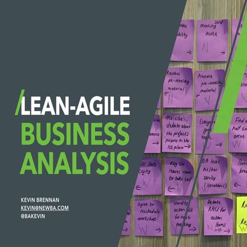 Lean-Agile Business Analysis