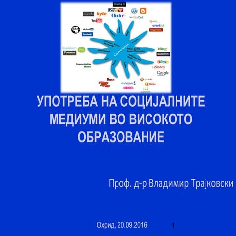 Usage of social media in higher education