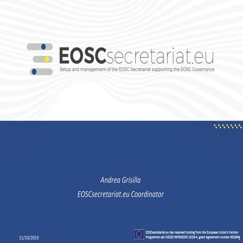 6. EOSC Secretariat and Landscaping