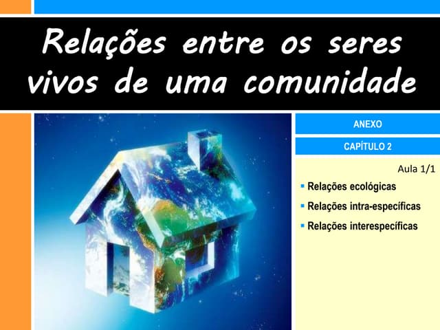 V. 2  Relações entre seres vivos