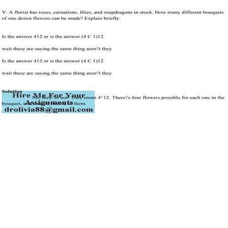 V. A florist has roses, carnations, lilies, and snapdragons in stock.pdf
