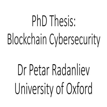 PhD Petar Radanliev