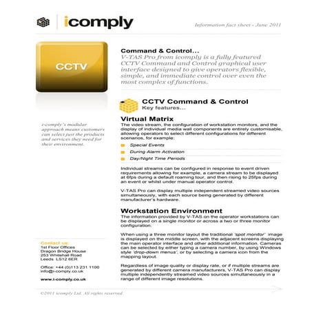 V-TAS Pro cctv command & control