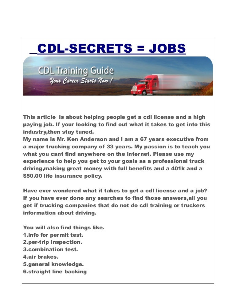 What Does It Cost To Get Cdl License