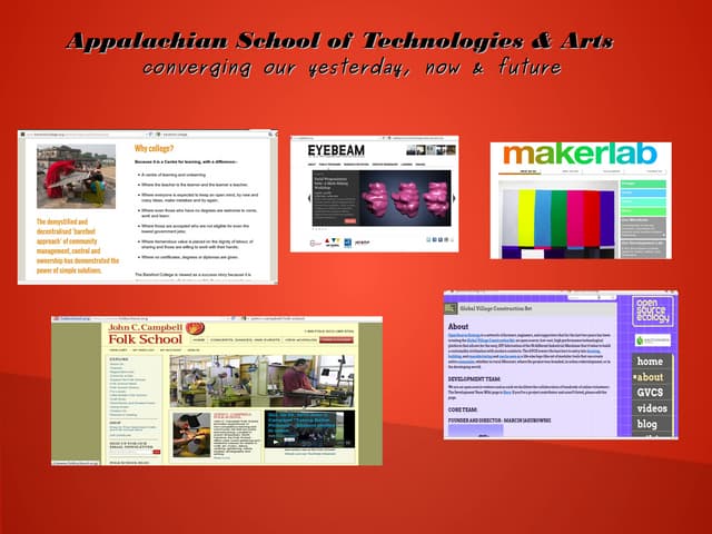 Appalachian  School of Technologies and Arts Overview