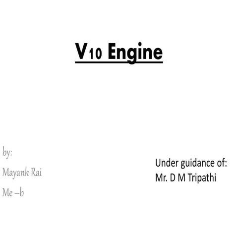 V10 engine