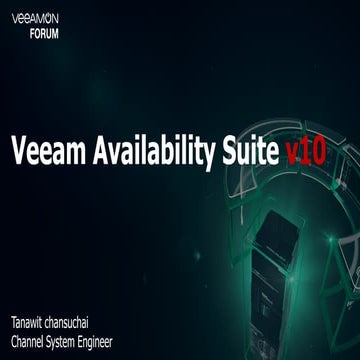 Veeam Availability Suite version 10