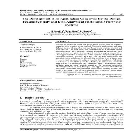 life cycle cost analysis of a solar energy based hybrid power system | PDF