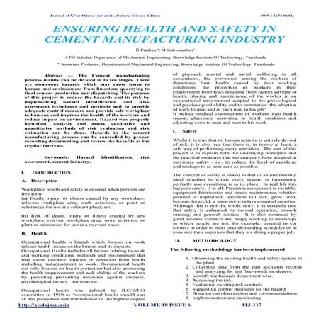 Hazard Identification and Risk Assessment | PDF