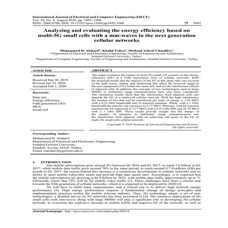 5G network energy efficiency | PDF