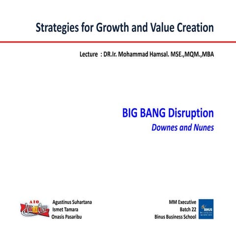 Binus AIO group Big Bang Disruption 2016