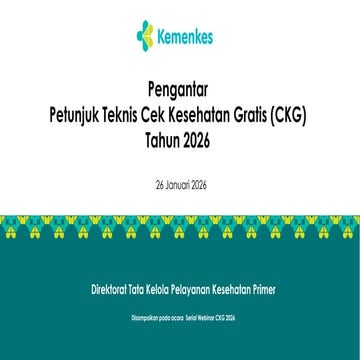 Materi CKG.pdf materi ckg untuk pemula pemula | PDF