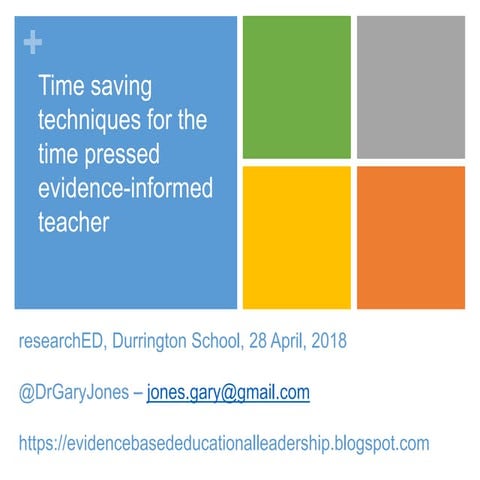 researchEd Durrington High School 28 April, 2018