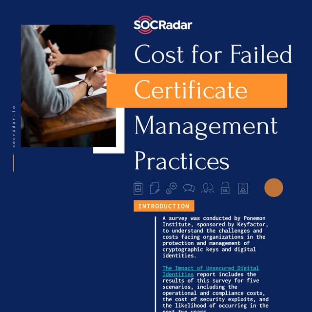 Cost for Failed Certificate Management Practices