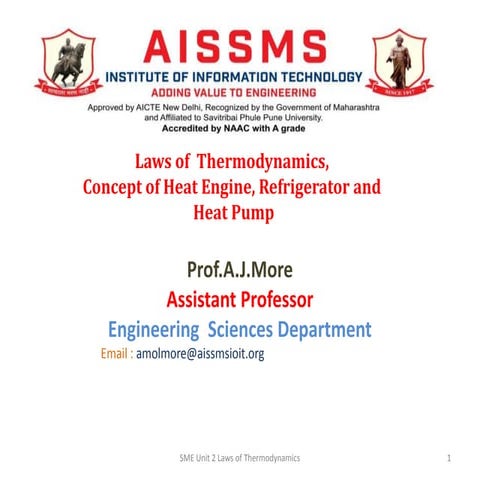 Laws of thermodynamics