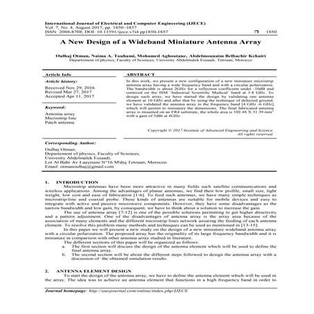 Design and simulation of an analog beamforming phased array antenna | PDF