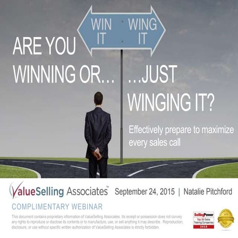 Are you winning or just winging it?