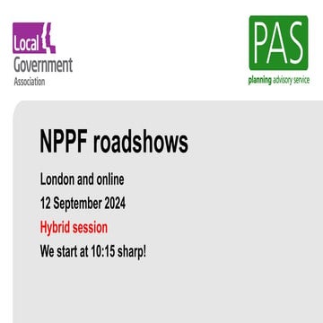 NPPF Roadshow 2024 In-Person Presentation
