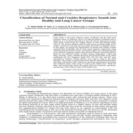 DETECTION OF CRACKLES AND WHEEZES IN LUNG SOUND USING TRANSFER LEARNING ...