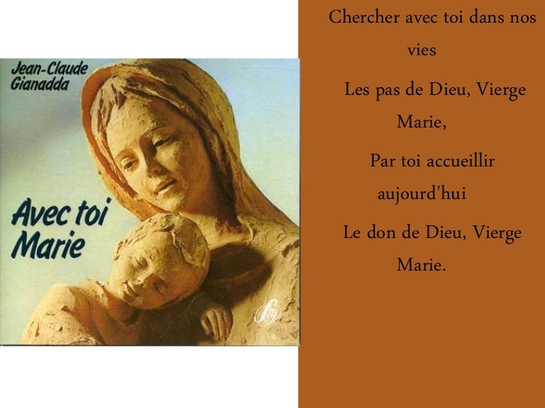 Jean-claude Gianadda Chercher Avec Toi Marie Paroles