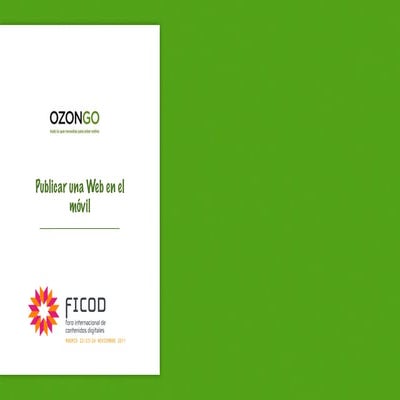 Publica tu web desde el móvil