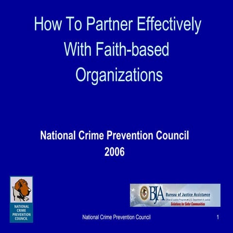 How To Partner Effectively With Faith Based Organizations
