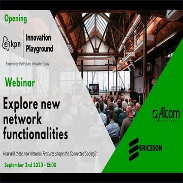 KPN Innovation Playground webinar 2 sep 2020 