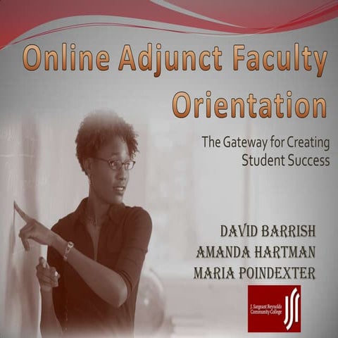 Online Adjunct Faculty Orientation