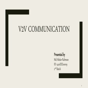 V2 v communication