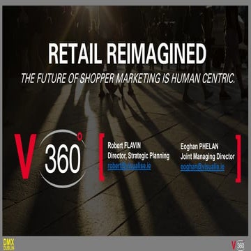 Robert Flavin & Eoghan Phelan, V360 : Retail Reimagined: The Furture of Shopper Marketing Is Human Centric
