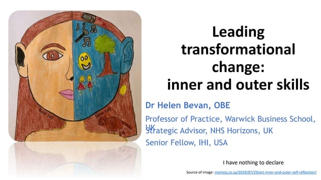 Leading transformational change: inner and outer skills