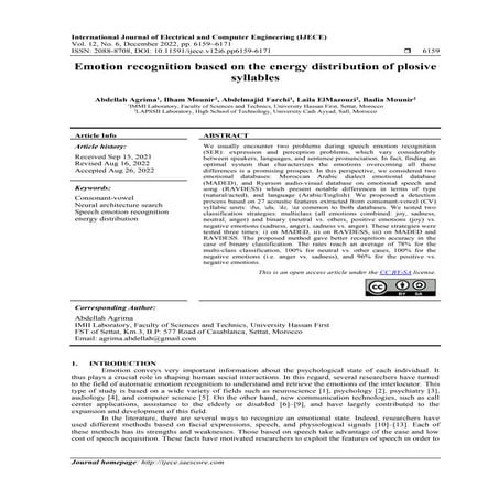 Emotion recognition based on the energy distribution of plosive  syllables