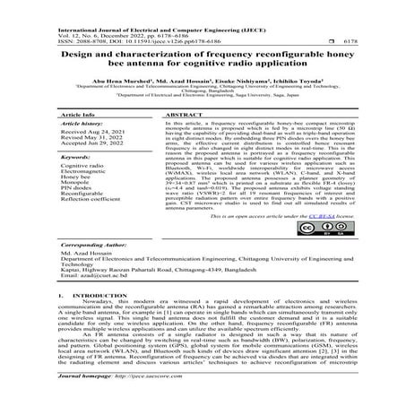 Frequency reconfigurable microstrip patch antenna for multiband ...