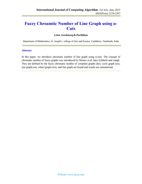 Fuzzy Chroamtic Number of Line Graph using α-Cuts