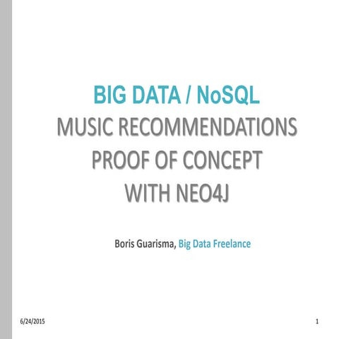 Music recommendations API with Neo4j