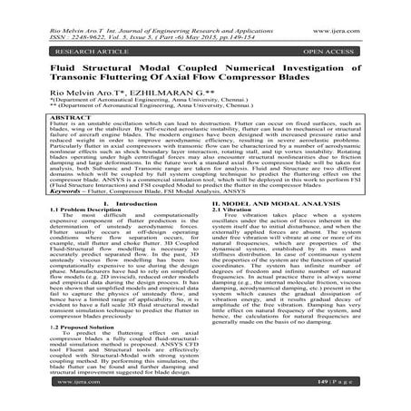 Fluid Structural Modal Coupled Numerical Investigation of Transonic Flutterin...