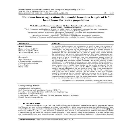 Bone age assessment based on deep learning architecture | PDF