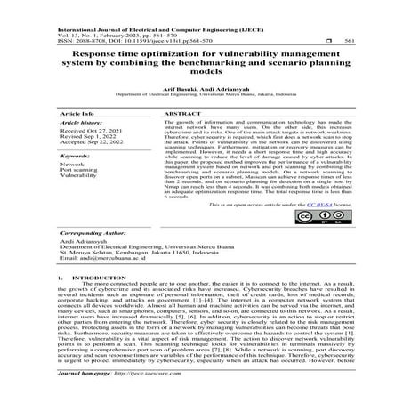 Response time optimization for vulnerability management  system by combining ...